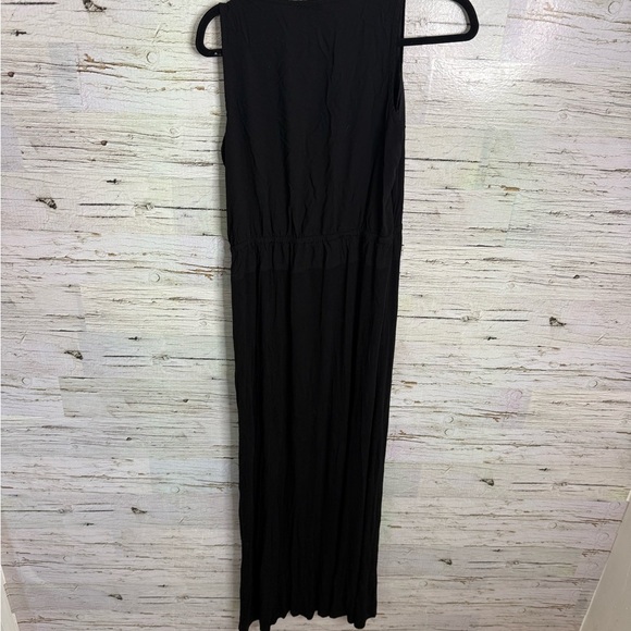 Splendid racer back ribbed cotton tank maxi dress black size medium - Picture 7 of 7